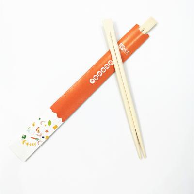 China Disposable Sushi Chopsticks High Quality Custom Wholesale Disposable 21/23/24cm Twin Chopsticks Paper Packaging for sale