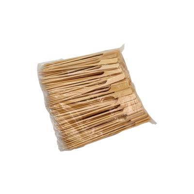 China Easily Cleaned Logo Printing Green Color Gun Custom Bamboo Skewer Grilling Tool Kit for sale