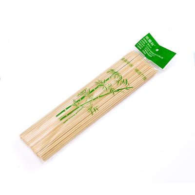 China Wholesale Bamboo Stick Easily Cleaned Disposable BBQ Party Long Skewers For Barbecue for sale