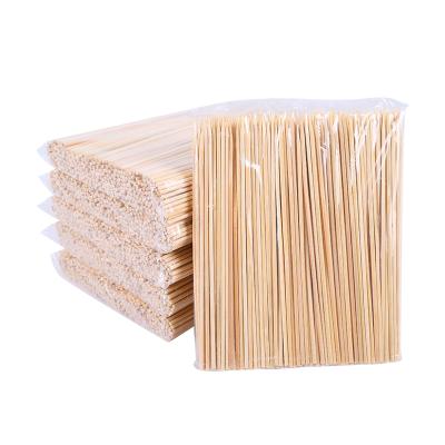 China Environmental protection simple natural skewer design style easily cleaned disposable bamboo stick for sale