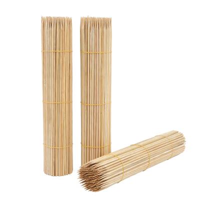 China Color Outdoor Natural Bamboo Skewer Sale Disposable Bamboo Grill Stick Easily Cleaned Wholesale for sale