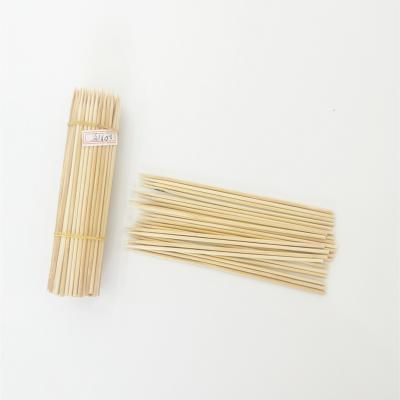 China Factory direct sales stick double heat disposable skewers bamboo skewer easily cleaned barbecue accessories for sale