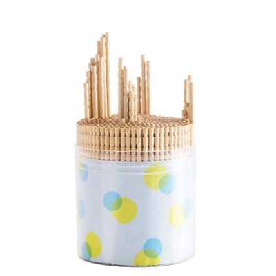 China Eco-friendly Disposable Natural Bamboo Toothpicks Food Grade Bamboo Tooth Picks From China Factory for sale