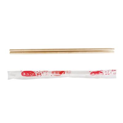 China Size Disposable Wholesale Quality Natural Bamboo Printed Disposable Chopsticks With Bag Packing for sale