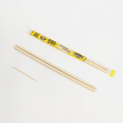 China Disposable PE Bestselling Disposable Bamboo Packing Chopsticks Custom Logo for sale