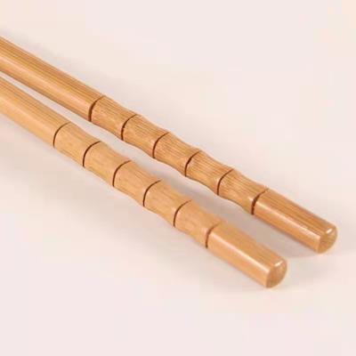 China Disposable Chinese Traditional Handmade Natural Bamboo Chopsticks Can Be Recycled Wooden Chopsticks Gourd Type for sale