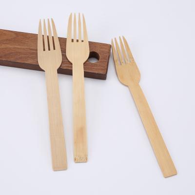 China Factory new design disposable eco-friendly bamboo tableware 170mm disposable knife and fork in china for sale