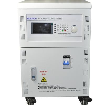 China AC Power Source PA9550 0-300V 0-5KW Program Control Variable Frequency Vertical AC Power Supply PA9550 for sale