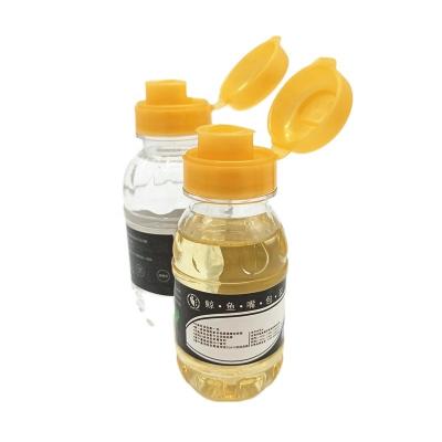 China Hot Selling Oil Packaging 100ml PET Plastic Bottle With Flip Top Caps For Oil And Sauce for sale