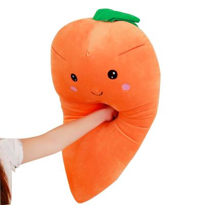 China Promotional Gifts Kids Toy Wholesale Long Pillow Crane Machine Fruit Vegetable Stuffed Plush Toys for sale