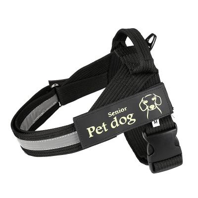 China Adjustable Customized DETACHED Luxury No Pull Dog Harness Vest Custom Print Dog Harness for sale