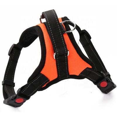 China 2021 Hot Selling Amazon Design Dog Harness Adjustable Comfortable Reflective Custom Hot Bling Vest Attractive Dog Harness for sale