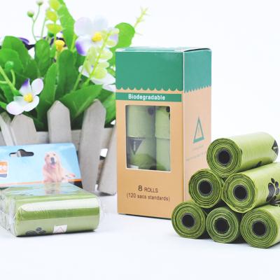 China Sustainable Biodegradable Compostable Custom Printed HDPE / LDPE Dog Poop Plastic Waste Bags With Dispenser for sale