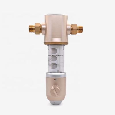 China No Need To Change The Filter Bahai Home Backwash Prefiltration Stainless Steel Mesh Water Purifier Tap Water Automatic Pipeline Water Filter for sale