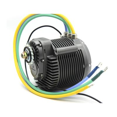 China High Quality Ribbon Electric Bike Conversion Kit Mid Drive Motor With 12000w 72v Waterproof Cables for sale