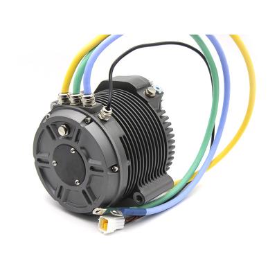 China Ribbon 72v 12000w 180*234 mm Electric Motor Bike Conversion Kit Mid Drive Motor for sale