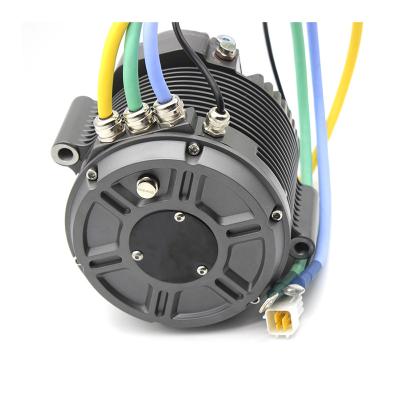 China High Quality Sliver 4650 RPM 72V 12000W Mid Drive Crank Motor For Electric Bike E-Bike Conversion Kits for sale