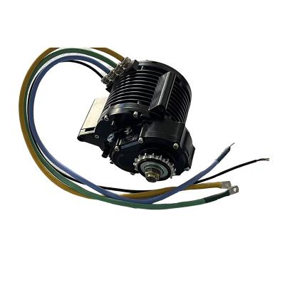 China Sliver Motor 72V 10000W Electric Bike Motor Without Display Chainr Mid Drive Kit for sale