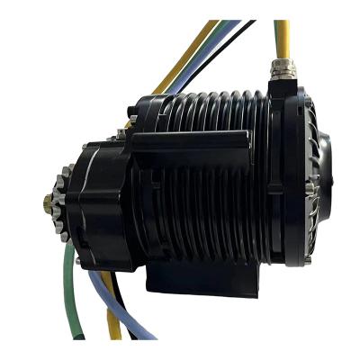 China Ribbon 72v 10000w middle drive motor without lcd display for electric bicycle for sale