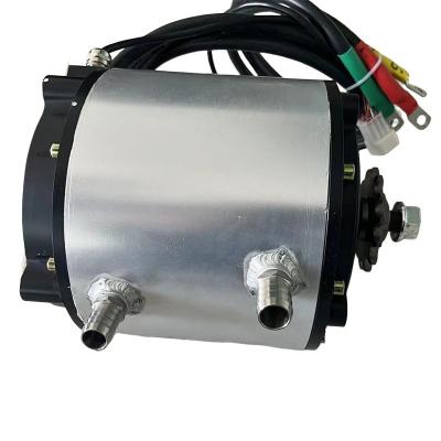 China High Efficiency 84v 25000w Mid Drive Electric Bike Sliver Motor Kits For Ebike Bicycle for sale