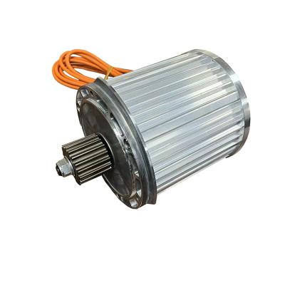 China Hot Selling Silver Sliver 3000W 72V Vehicle Electric Brake Mid Drive Motor for sale