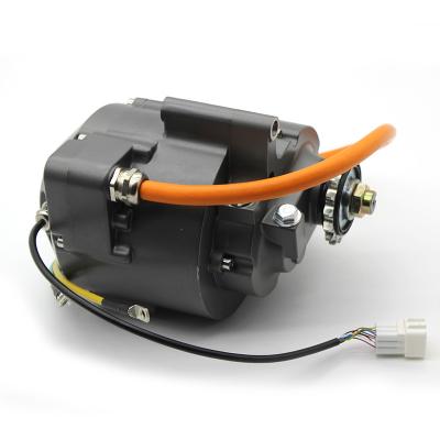 China Sliver 72v 5000w Electric Brushless Big Torque Battery Mid-Mounted DC Motor for sale