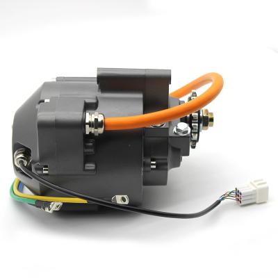 China Ribbon High Efficiency 72V 5KW Brushless DC Motor BLDC Mid Mount Motor For Mountain Bike for sale