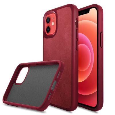 China Wholesale 2021 Luxury PU Phone Case 2021 Luxury Unique Shockproof Slim Leather Plastic Smart Case For Iphone 12 Case for sale