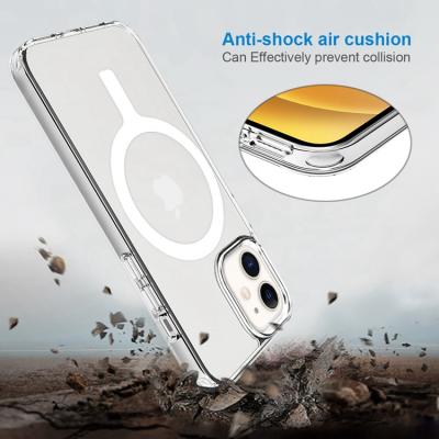 China Wholesale China factory TPU new private machining luxury PC phone case with magsafes for iphone 12 13 pro max for sale