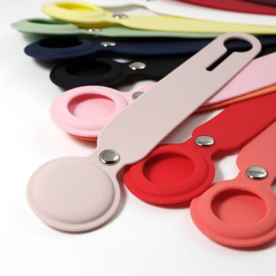 China For Hot Selling Airtag Anti-lost Anti-drop Colorful Protective Silicone Holder Cover Case For Apple Airtags for sale