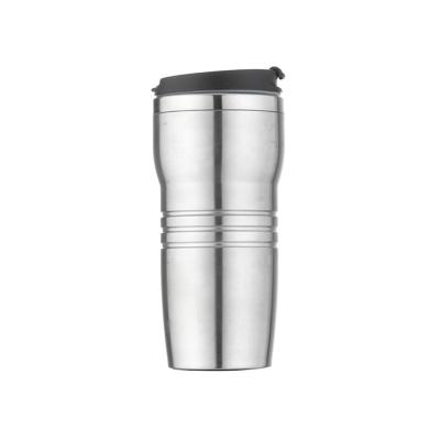 China Eco Friendly Promotional Custom Color Sustainable Running Stylish White Simple Metal Stainless Steel Coffee Mug 450ml for sale