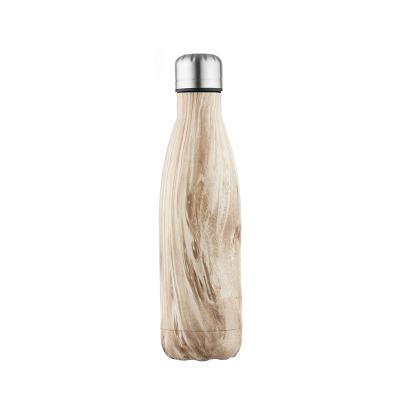 China Sustainable Double Wall Insulated Vacuum Cola Shape Stainless Steel Colorful Cola Water Bottle for sale