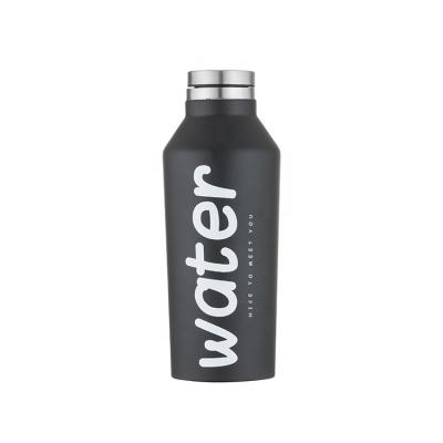 China Sustainable Portable Custom Printing 400ml Bottle Double Wall Stainless Steel Cheap Drinking Water Bottles for sale