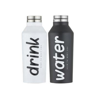 China Best Logo 400ml Stainless Steel Vacuum Customized Eco Friendly Sustainable Vacuum Drinking Working Outdoor Water Bottle for sale