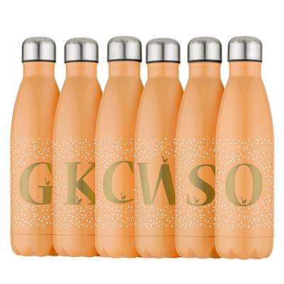 China 500ml Promotional Hot Working Sustainable Cola Shape Stainless Steel Outdoor Vacuum Insulated Water Bottle for sale