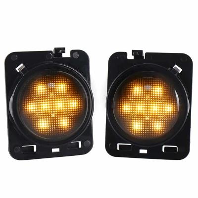 China Fit for Jeep JK JKU JK Willy OVOVS Offroad Accessories 3W 12V Flare withTurn Signal Light Led Side Beacon Light For JK for sale