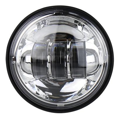 China OVOVS Angel Eye Round 30w 4.5 Inch Round Led Fog Light For H-arley Motorcycle 4.5inch for sale