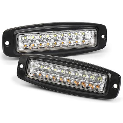 China OVOVS universal dual color car led work spot light driver-beam light bar for 4X4 off-road vehicle for sale