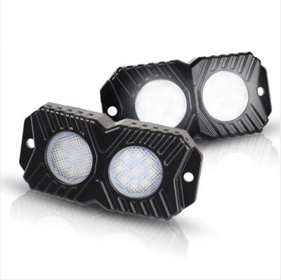 China Universal Vehicles OVOVS 18W 12V Underglow Light Car Accessories lP67 4X4 Led Rock Light For Car Truck ATV for sale