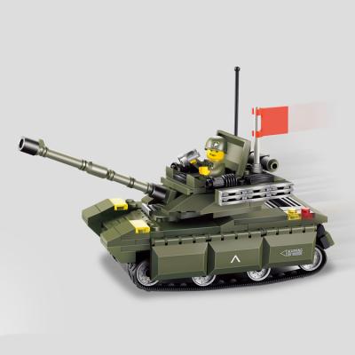 China Educational Type 99 Battle Tank ABS Block Building Toy Baby Toy for sale