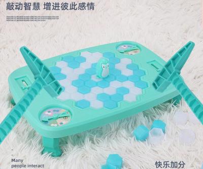 China Saving Penguin Ice Breaking Platform Toys Educational Interactive Children Breaking Parent-child Desktop Toys Wholesale 30*20.5*6.5cm for sale