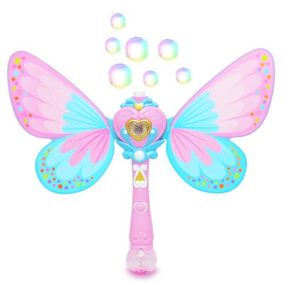 China PPE Internet Celebrity Love Ardent Magic Bubble Stick Magic Stick Gun Automatic Fairy Bubble Toy for sale