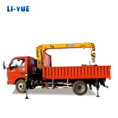 China Construction Telescopic Boom Mobile Crane SQ3.2SK2Q With 8.4T.M Rated Lifting Moment for sale