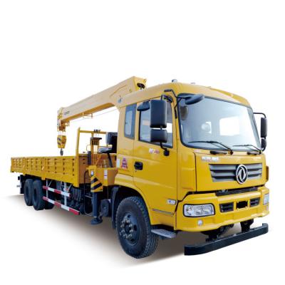 China Mobiler hydraulischer Manipulatorkran 6x4 Lhd Rhd 10 Tonnen Flachbett mit YUNNEI-Motor zu verkaufen