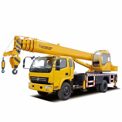 China 8000kg Rated Loading Capacity Hydraulic Truck Crane 8 Ton Capacity And Boom Lift for sale