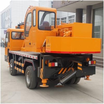 China Homemade Chassis Hydraulic Mobile Truck Crane 12000kg Rated Loading Capacity for sale