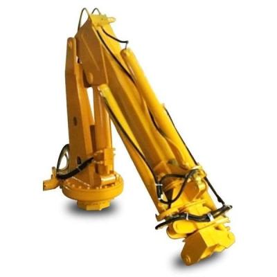 China Marine Knuckle Boom Crane 2 Ton Boat Fishing Ship Deck Offshore Mini Crane for sale