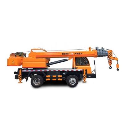 China 4800 kg Hydraulisch betriebener mobiler Lkw-Kran Teleskopbaum mit hausgemachtem Chassis zu verkaufen