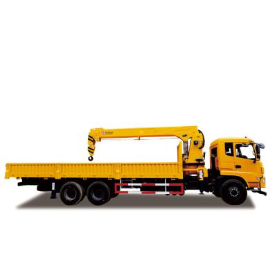 China 14 TON Rated Loading Capacity Truck Mounted Crane with YUNNEI Engine and 18 T.M Rated Lifting Moment for sale