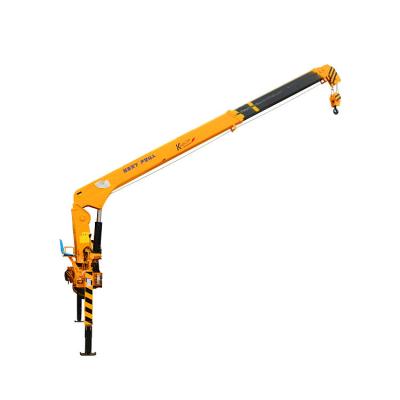 China Small Hydraulic Crane for Lifting Work Liyue 12 ton Mini Pickup Truck Mounted Crane for sale